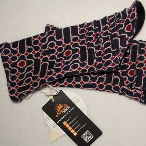 Chapati Berlin, Organic Cotton Velvet Fingerless Gloves, Reversible, Women OS - Picture 3 of 9